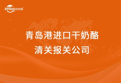 青島港進(jìn)口干奶酪清關(guān)報關(guān)公司