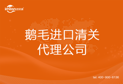 鵝毛進口清關(guān)代理公司